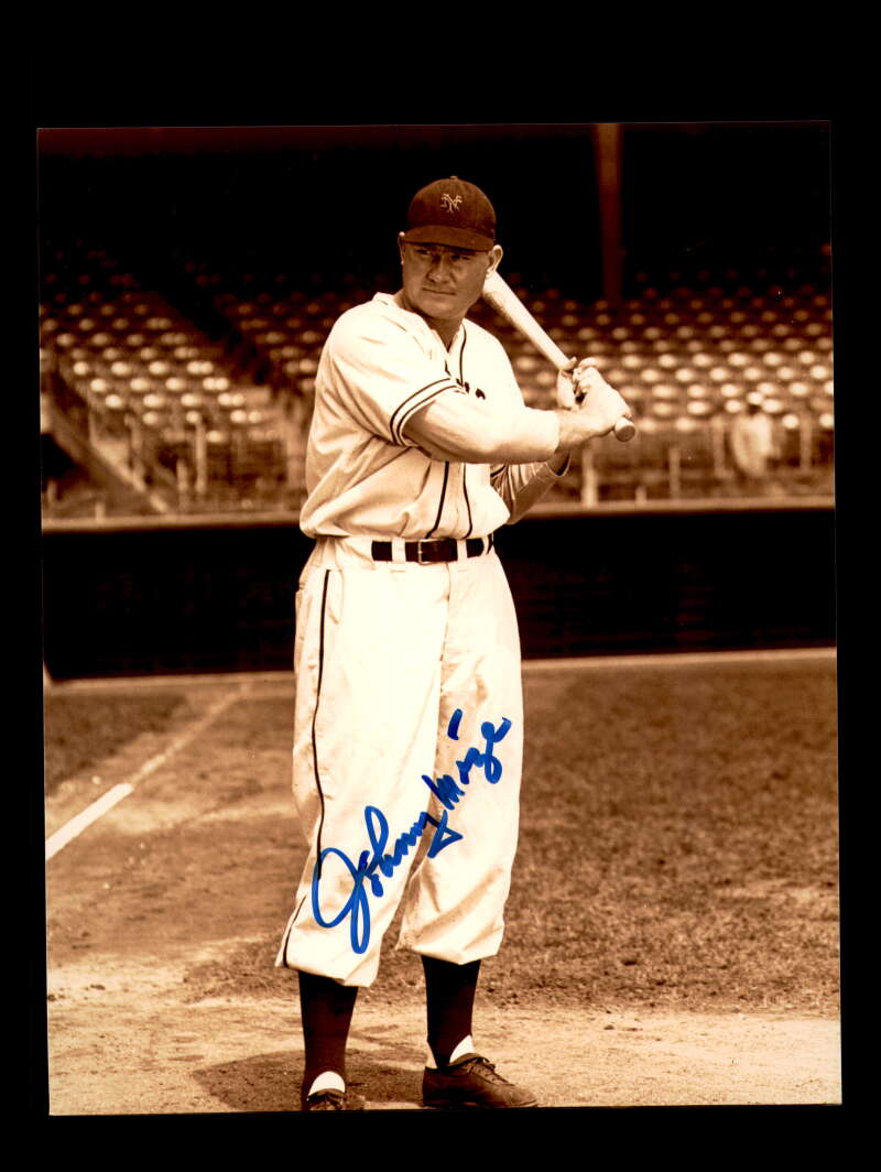 Johnny Mize Signed 8x10 Photo Autograph Giants
