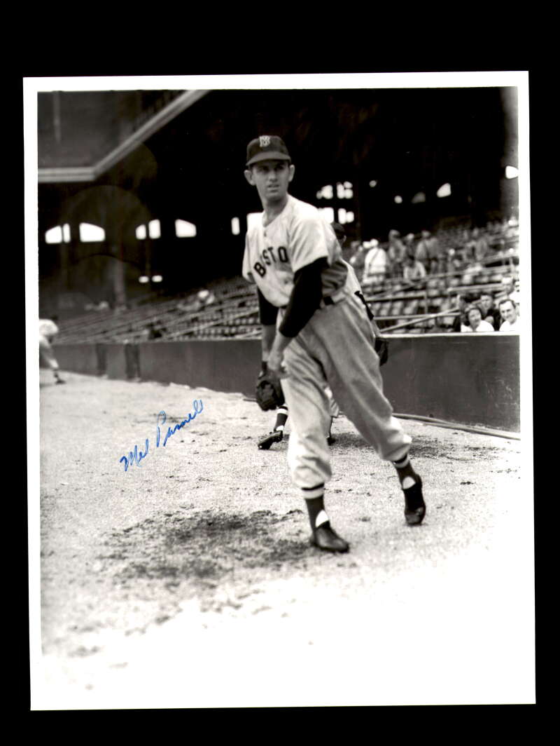 Mel Parnell Signed 8x10 Photo Autograph Red Sox