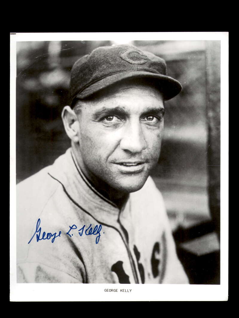 George Kelly Signed 8x10 Photo Autograph