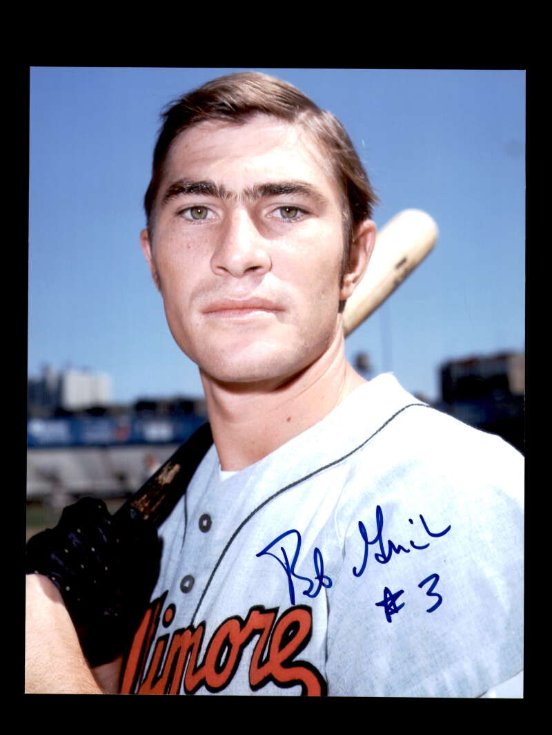 Bob Grich Signed 8x10 Photo Autograph Orioles