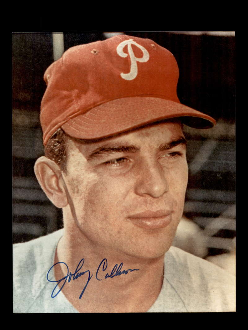 Johnny Callison Signed 8x10 Photo Autograph Phillies