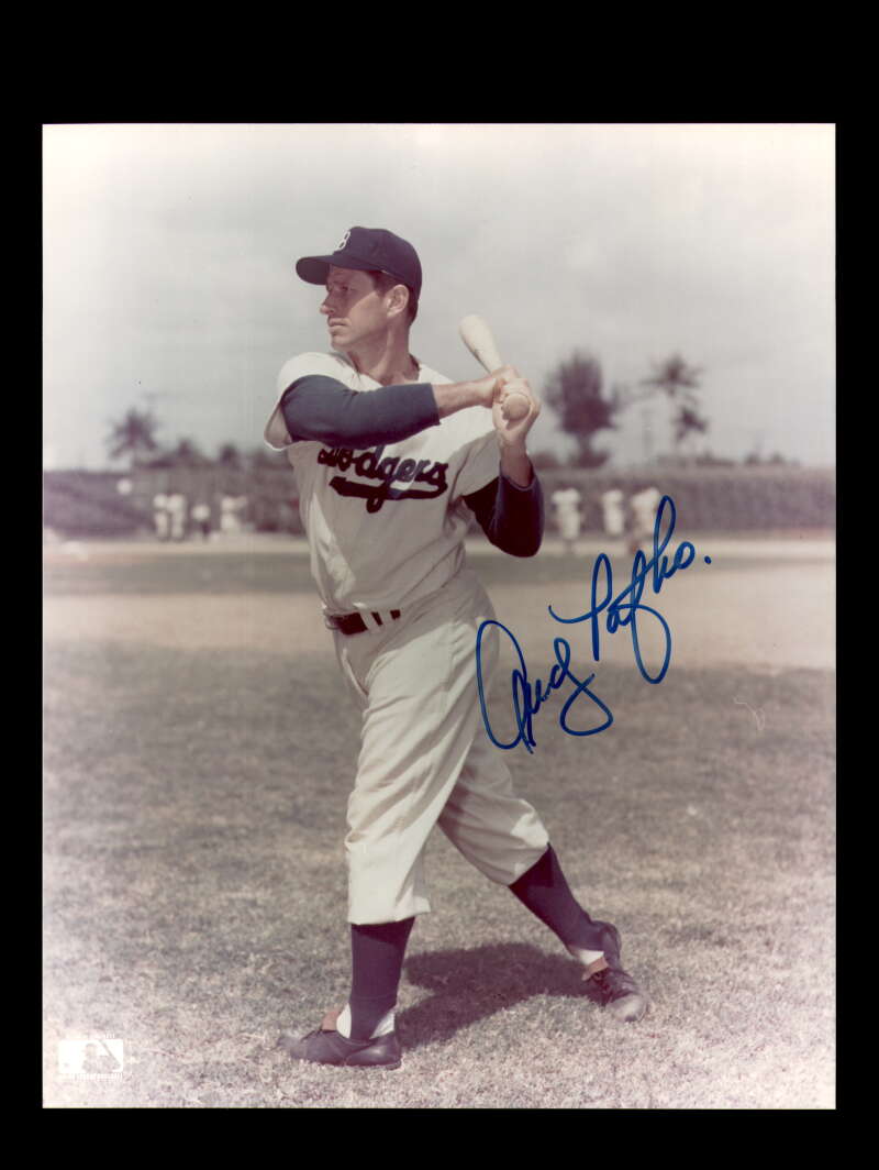 Andy Pafko Signed 8x10 Photograph Autograph Dodgers