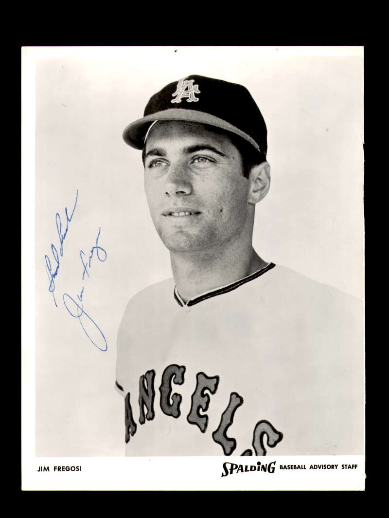 Jim Fregosi Signed 8x10 Photo Autograph Angels