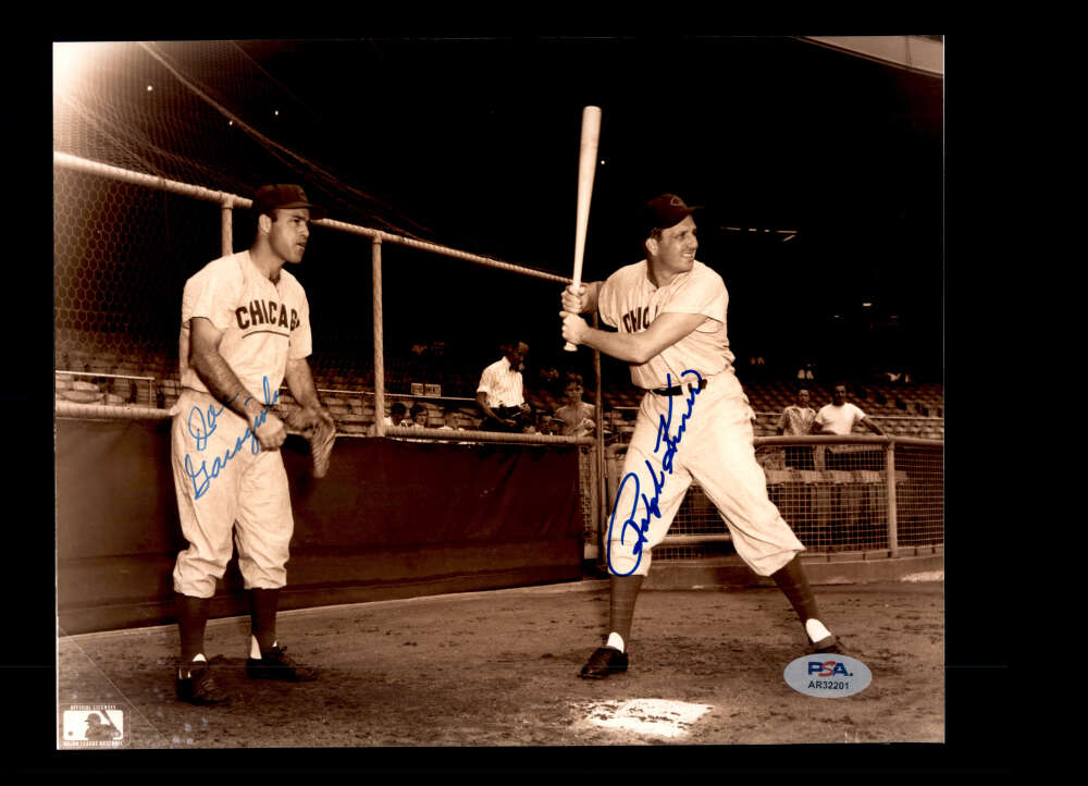 Joe Garagiola Ralph Kiner PSA DNA Signed 8x10 Photo Autograph