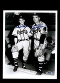 Warren Spahn Johnny Sain PSA DNA Signed 8x10 Photo Autograph Braves