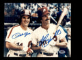 Pete Rose Mike Schmidt PSA DNA Signed 8x10 Photo Autograph Phillies