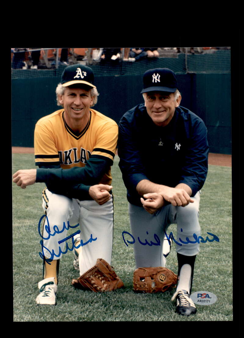 Don Sutton Phil Niekro PSA DNA Signed 8x10 Photo Autograph