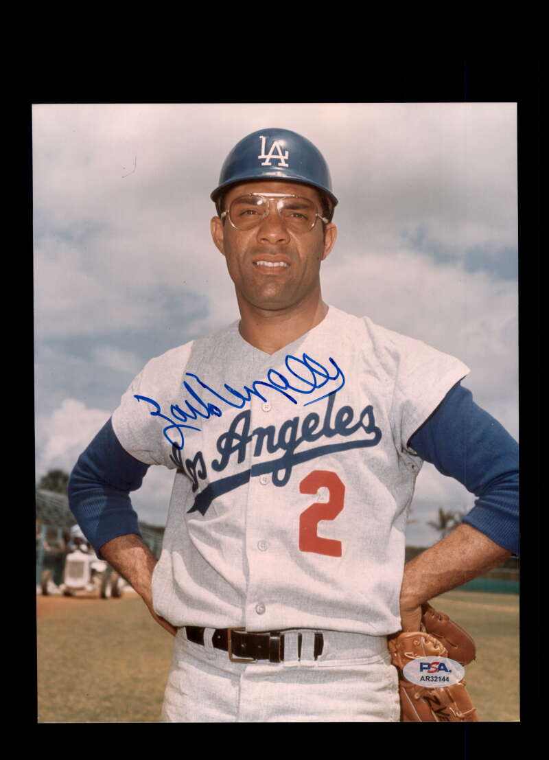 Zoilo Versalles PSA DNA Signed 8x10 Photo Autograph Dodgers