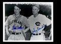 Bob Feller Johnny Vander Meer PSA DNA Signed 8x10 Photo Autograph