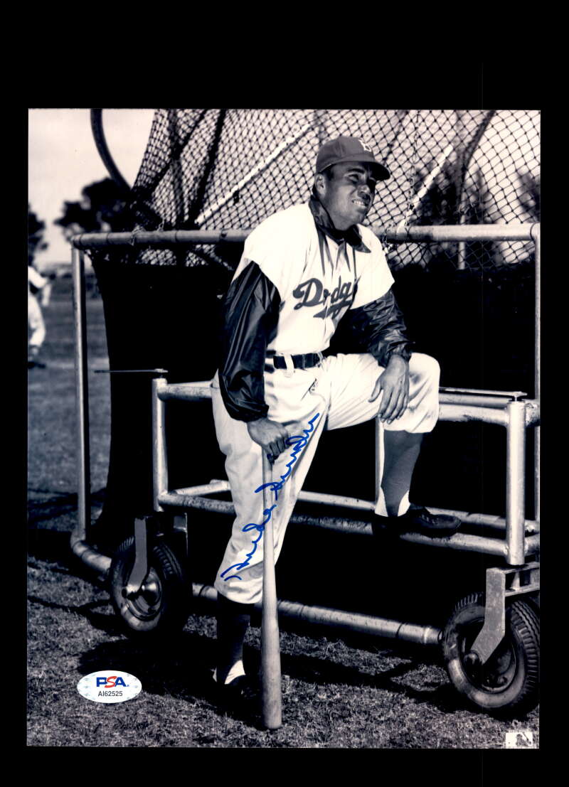 Duke Snider PSA DNA Signed 8x10 Photo Autograph Dodgers
