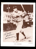 Hank Greenberg PSA DNA Signed 9x11 Photo Autograph