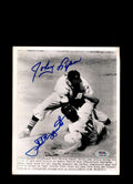 Johnny Lipon Phil Rizzuto PSA DNA Signed 7x9 Wire Photo Autograph