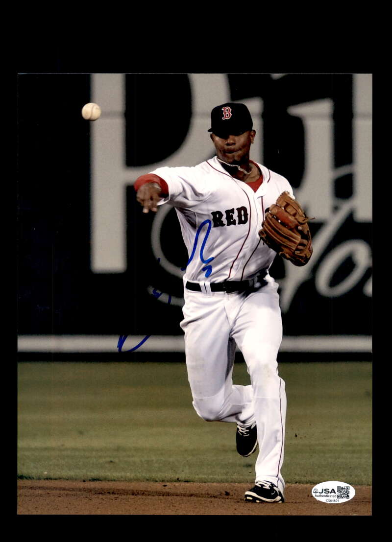 Xander Bogaerts JSA Coa Signed 8x10 Photo Autograph Red Sox