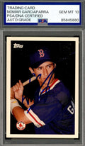 Nomar Garciaparra Gem Mint 10 PSA DNA Signed 1996 Topps Future Stars Rookie Autograph
