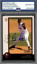 Pedro Martinez Gem Mint 10 PSA DNA Signed 1998 Bowman Autograph