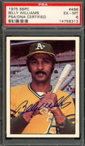 Billy Williams PSA DNA Signed 1975 SSPC Autograph