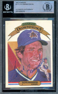 Floyd Bannister Beckett BAS Signed 1983 Donruss Diamond Kings Autograph