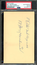 Bill McKechnie PSA DNA Signed 1958 Government Postcard GPC Autograph