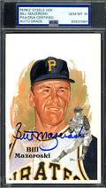 Bill Mazeroski Gem Mint 10 PSA DNA Signed Perez Steele Postcard Autograph