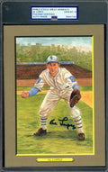 Al Lopez Gem Mint 10 PSA DNA Signed Perez Steele Great Moments Postcard Autograph