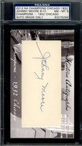 Johnny Moore PSA DNA Signed 2012 HA Champs 3x5 Index Card Historic Autograph