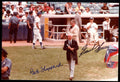 Bob Sheppard Frank Messer PSA DNA Signed 4x6 OriginalPhoto Autograph