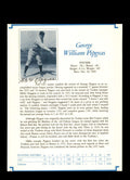 George Pipgras PSA DNA Signed 8x10 Photo Autograph