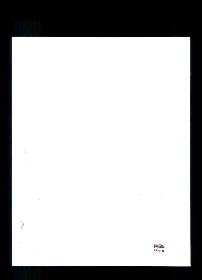 George Pipgras PSA DNA Signed 8x10 Photo Autograph