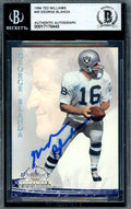 George Blanda Beckett BAS Signed 1994 Ted Williams Autograph