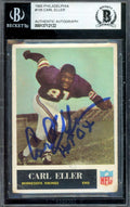 Carl Eller Beckett BAS Signed 1965 Philadelphia Rookie Autograph
