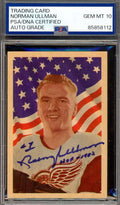 Norman Ullman Gem Mint 10 PSA DNA Signed 1963 Parkhurst Autograph