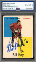 Bill Hay Gem Mint 10 PSA DNA Signed 1960 Topps Rookie Autograph