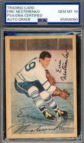 Eric Nesterenko Gem Mint 10 PSA DNA Signed 1953-54 Parkhurst Rookie Autograph
