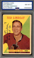 Ted Lindsay PSA DNA Signed 1958-59 Topps Autograph
