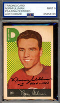 Norm Ullman Mint 9 PSA DNA Signed 1962-63 Parkhurst Autograph
