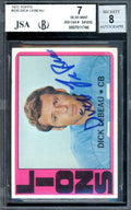 Dick LeBeau Beckett BAS Signed 1972 Topps Autograph