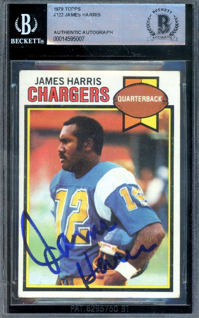 James Harris Beckett BAS Signed 1979 Topps Autograph