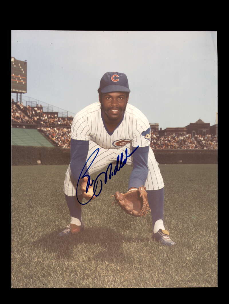 Bill Madlock Signed 8x10 Photo Autograph Cubs