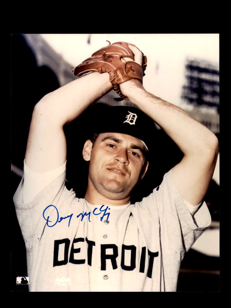 Denny McLain Signed 8x10 Photo Autograph Tigers