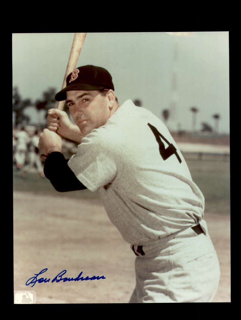 Lou Boudreau Signed 8x10 Photograph Autograph Red Sox