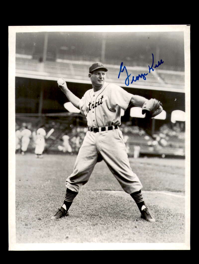 George Kell Signed 8x10 Photo Autographed Tigers