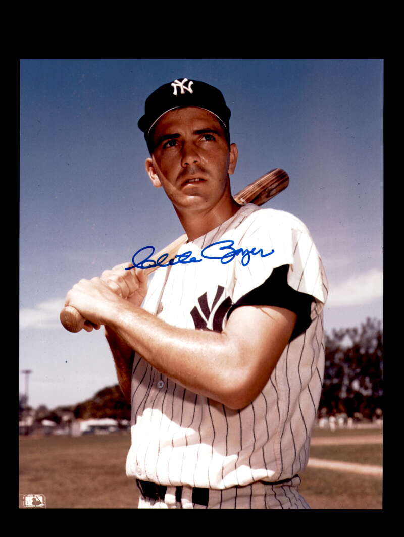 Clete Boyer Signed 8x10 Photo Autograph Yankees