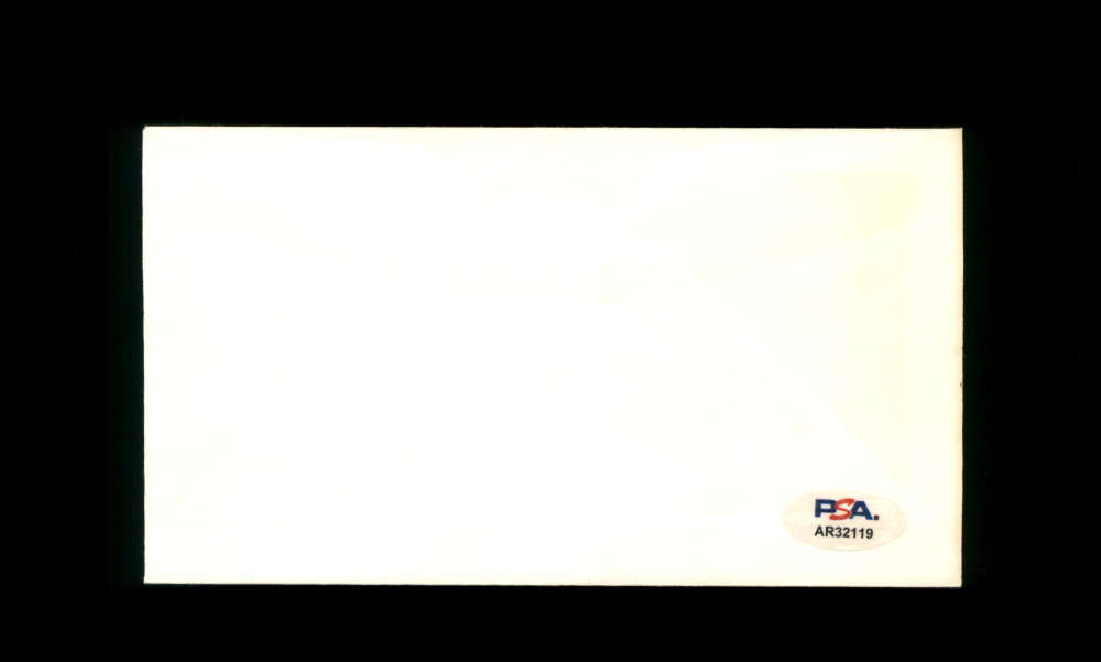 Nettles Reggie Jackson Guidry PSA DNA Signed by 3 1981 First Day Cover Cache FDC 1981 World Series Autograph