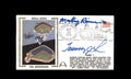 Mickey Rivers Tommy John PSA DNA Signed 1978 First Day Cover Cache FDC World Series 75th Anniv Autograph