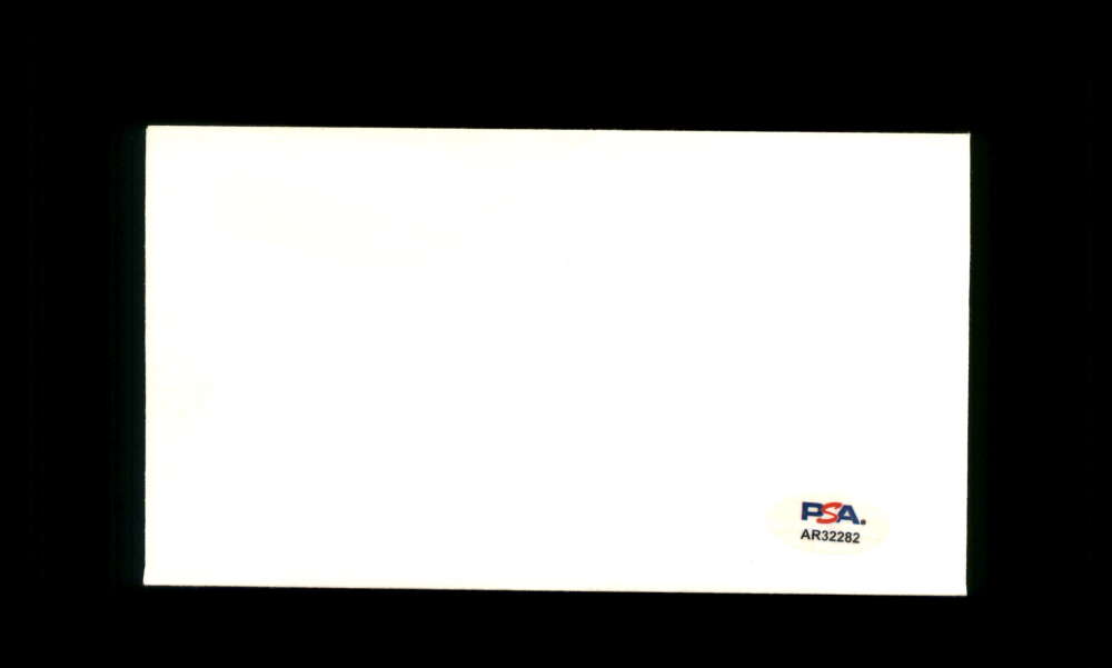 Bob Feller Doc Gooden Herb Score PSA DNA Signed by 3 1984 First Day Cover Cache FDC Strikeout Record Autograph