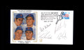 Shamsky Swoboda Taylor Weis PSA DNA Signed by 4 1989 First Day Cover Cache FDC 1969 Mets Autograph