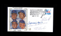 Agee Charles Boswell Cardwell PSA DNA Signed by 4 1989 First Day Cover Cache FDC 1969 Mets Autograph