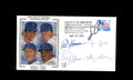 Gentry Grote Koonce Jones PSA DNA Signed by 4 1989 First Day Cover Cache FDC 1969 Mets Autograph