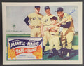 Mickey Mantle JSA Loa Signed 11x14 Safe at Home Original Lobby Card Autograph
