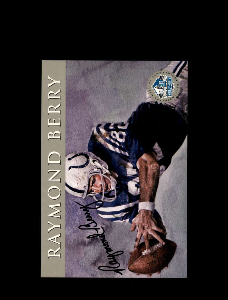 Raymond Berry Signed 1998 HOF Signature Series Autograph